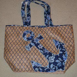 Vera Bradley Tropic Anchor Tote Beach Bag